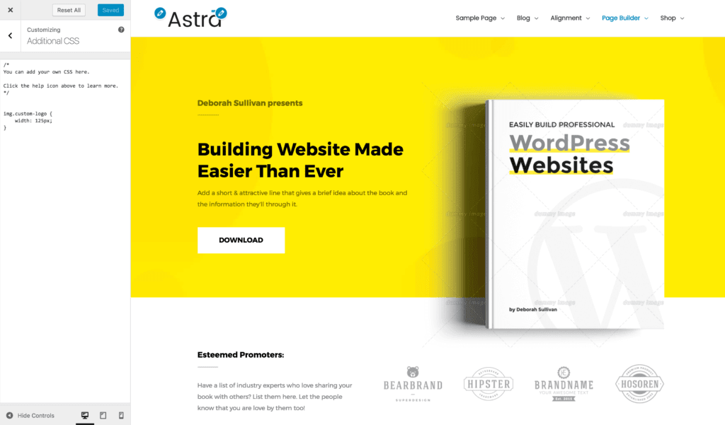 Adding Additional CSS