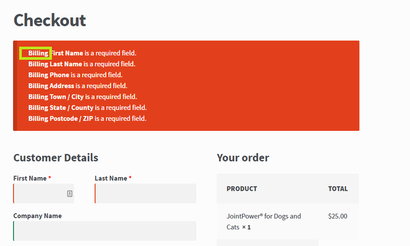 Astra WooCommerce Checkout