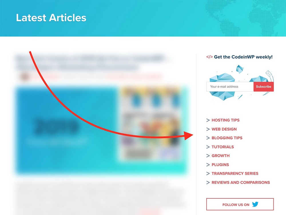 latest articles on sidebar