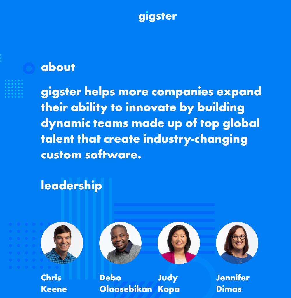 Website of Gigster