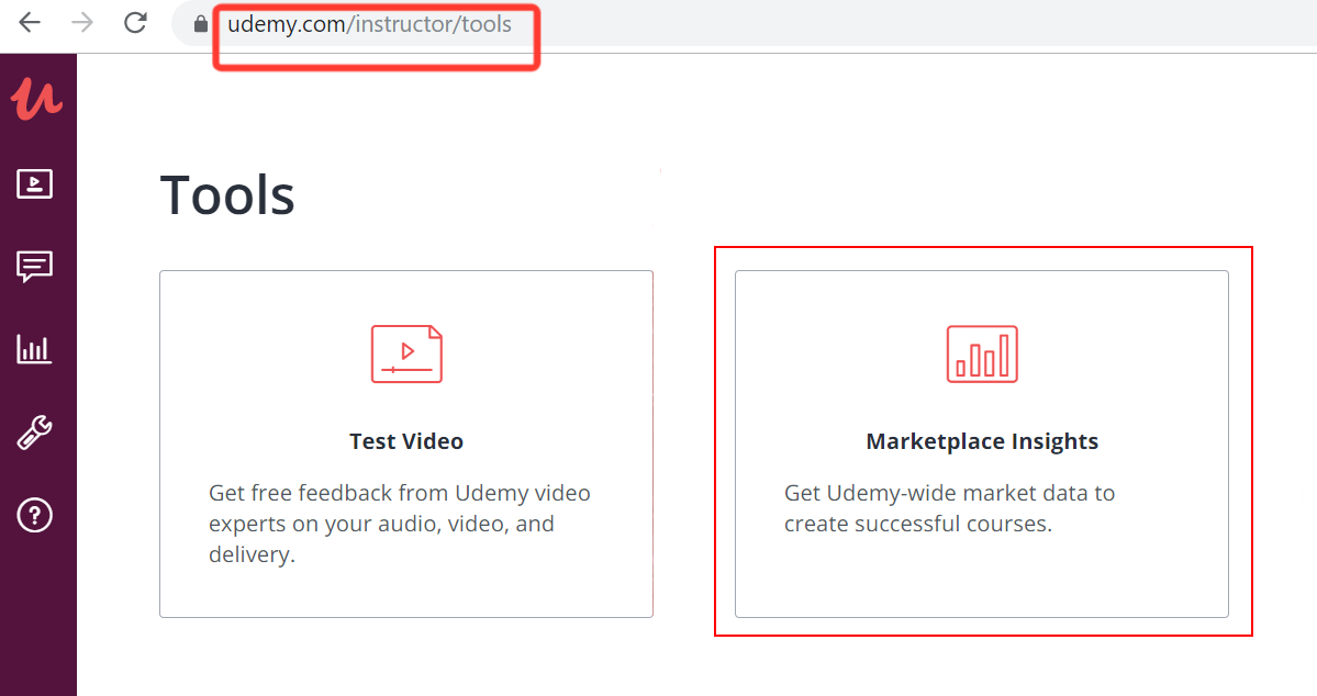 find marketplace insights on Udemy