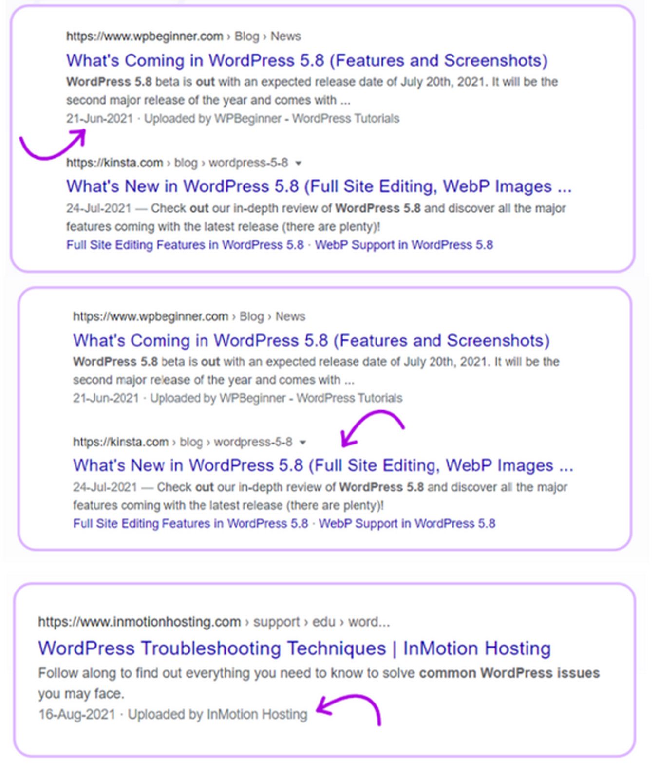 Articles schema type