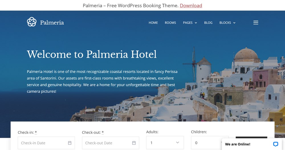 Palmeria demo site