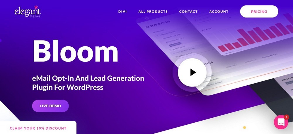 Bloom Email Opt-In Plugin For WordPress