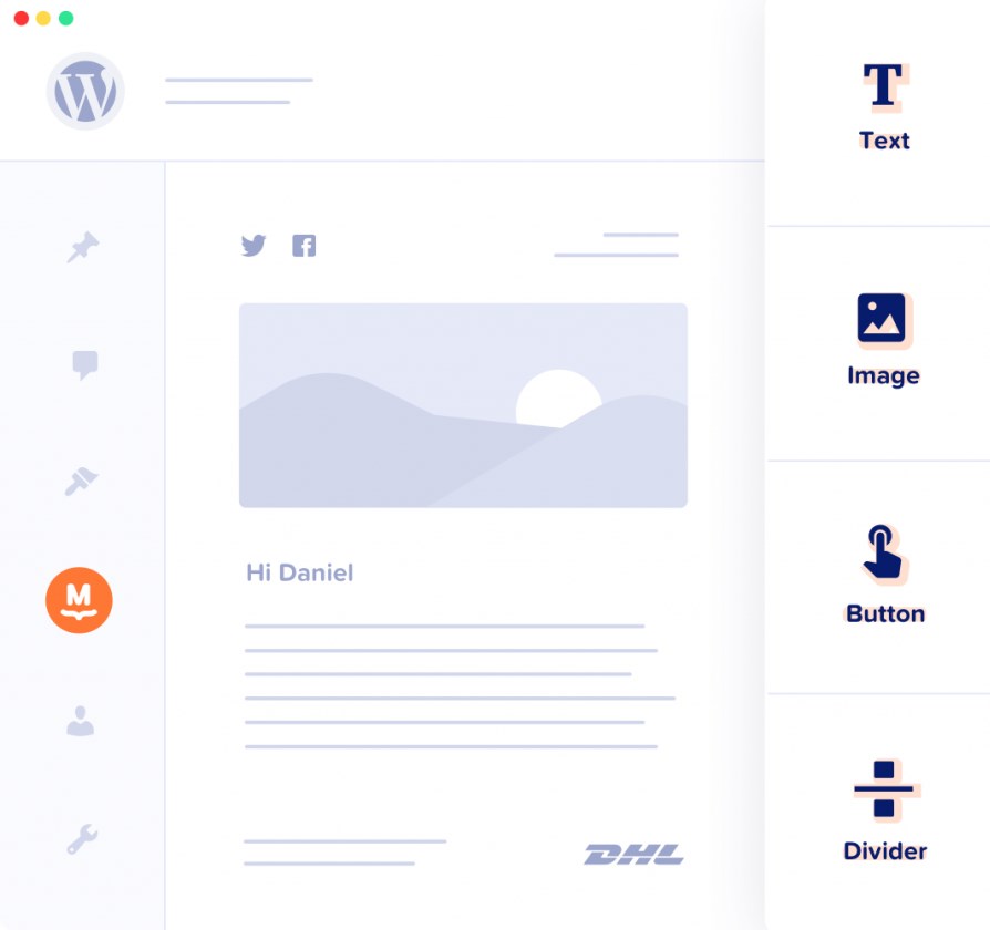 mailpoet drag and drop editor