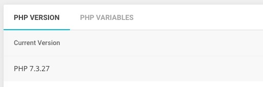 Check current PHP version WordPress running on