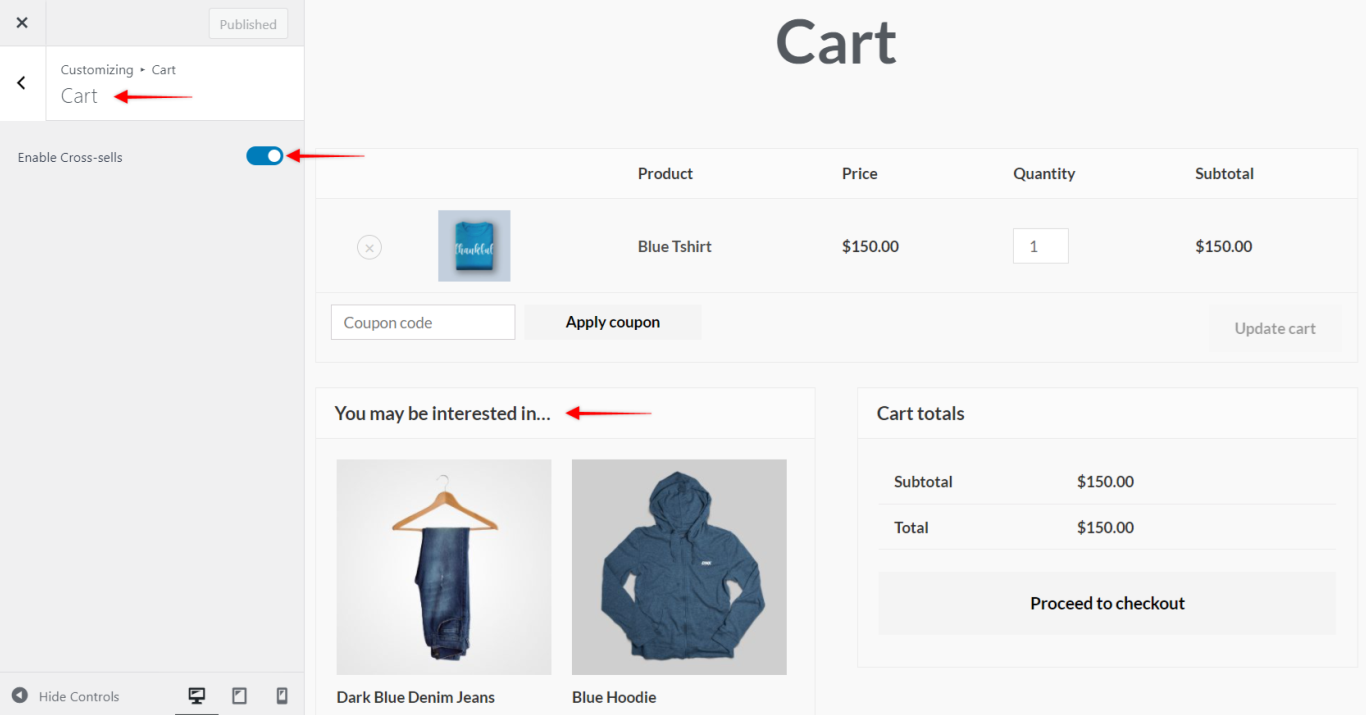 WooCommerce Cart, Astra 3.0+