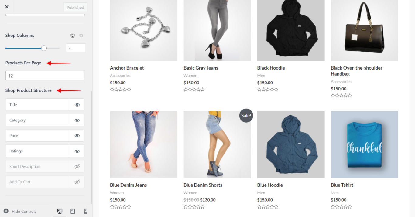 WooCommerce Product Structure, Astra 3.0+