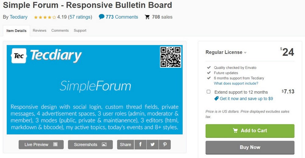 Simple Forum WordPress plugin