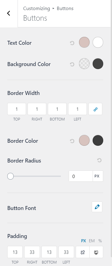 Astra Walkthrough - Buttons Settings, Astra 3.0+