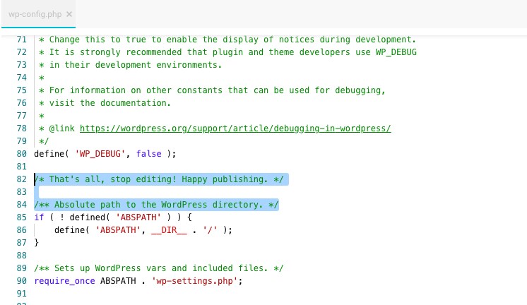 update wp config file for wp cron