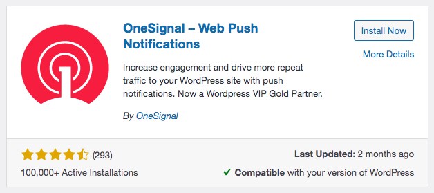 Install OneSignal plugin