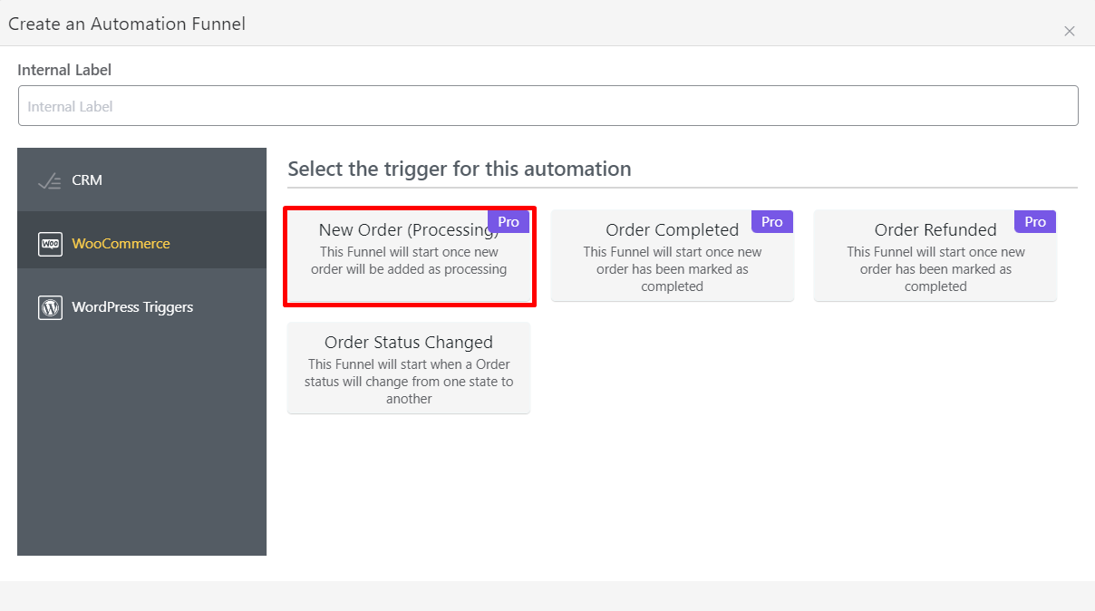 WooCommerce New Order