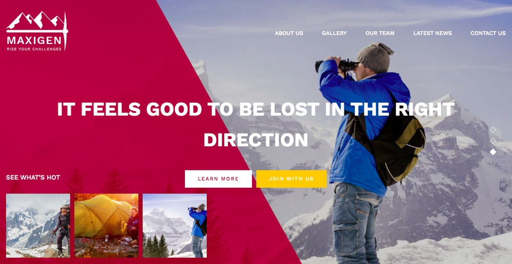 Maxigen Nature WordPress Theme
