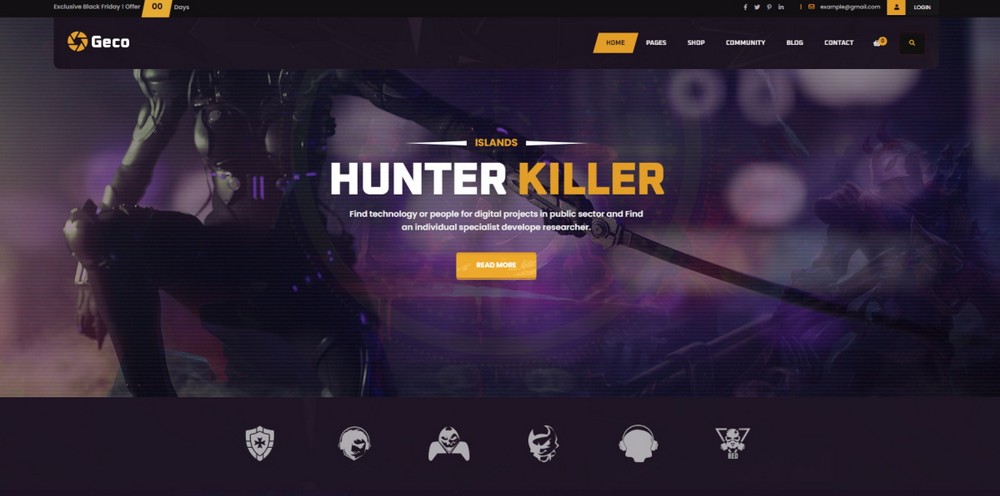 Geco WordPress theme