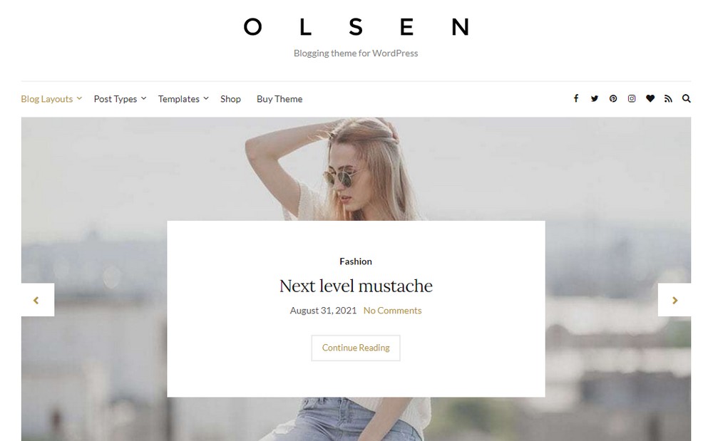 Olsen Pro theme