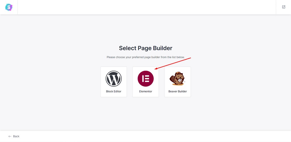 selecting elementor
