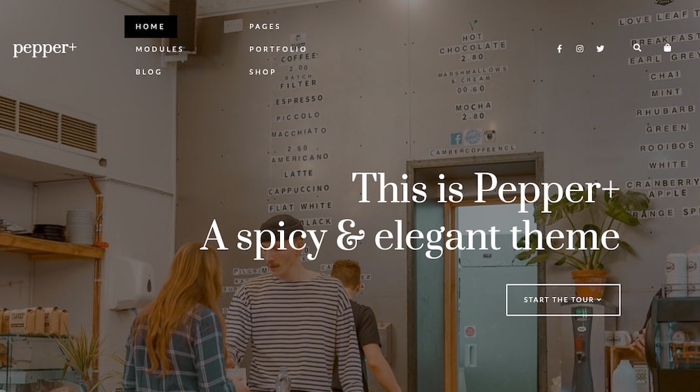Pepper+ WordPress Theme