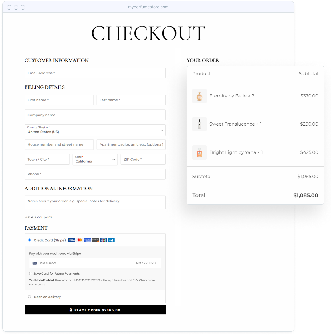 Modern-Checkout