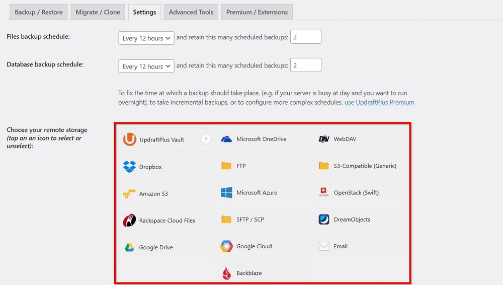updraftplus backup plugin