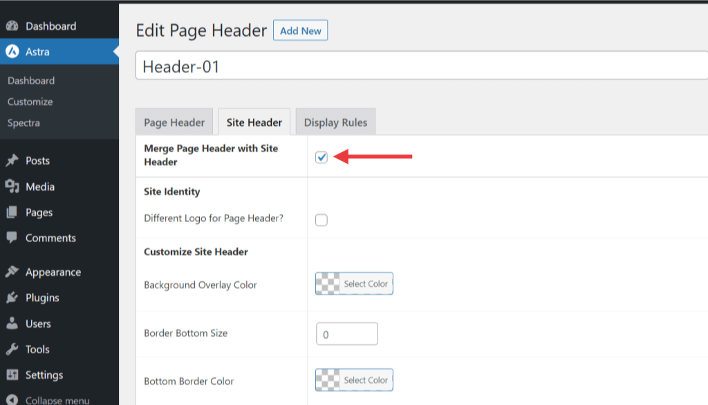 Page Headers Overview