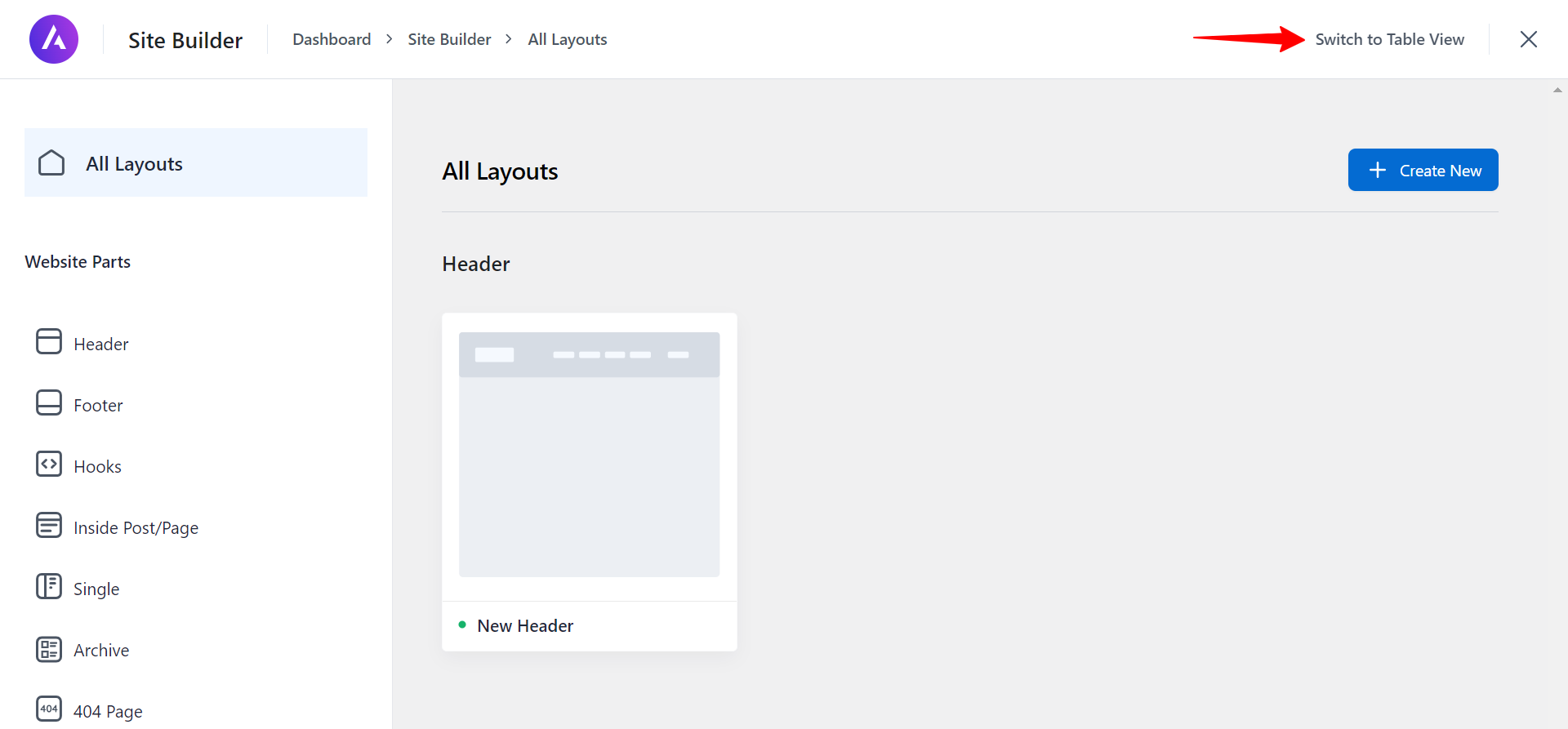 Site Builder