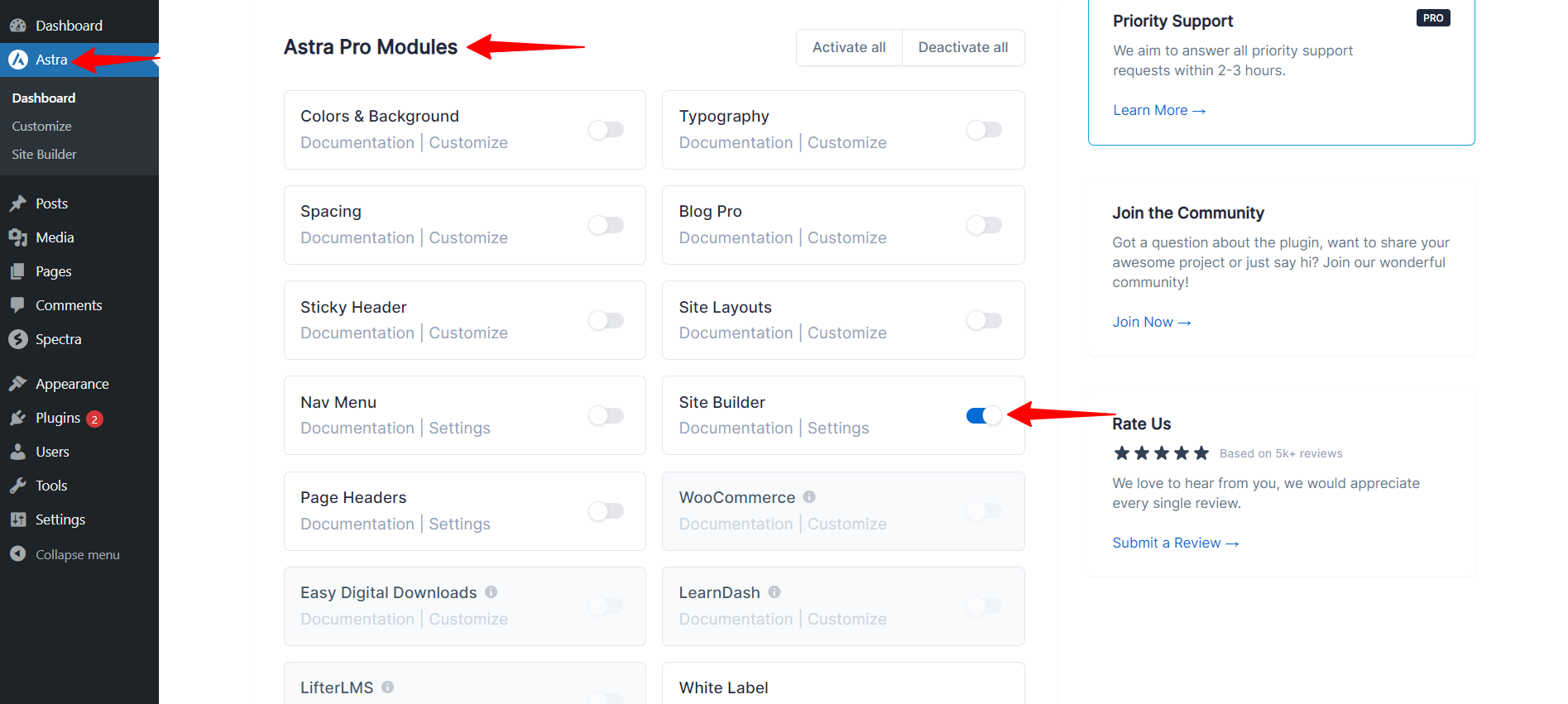 Create a Transparent Custom Header