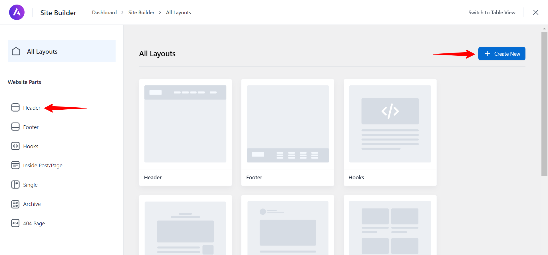 Create a Transparent Custom Header