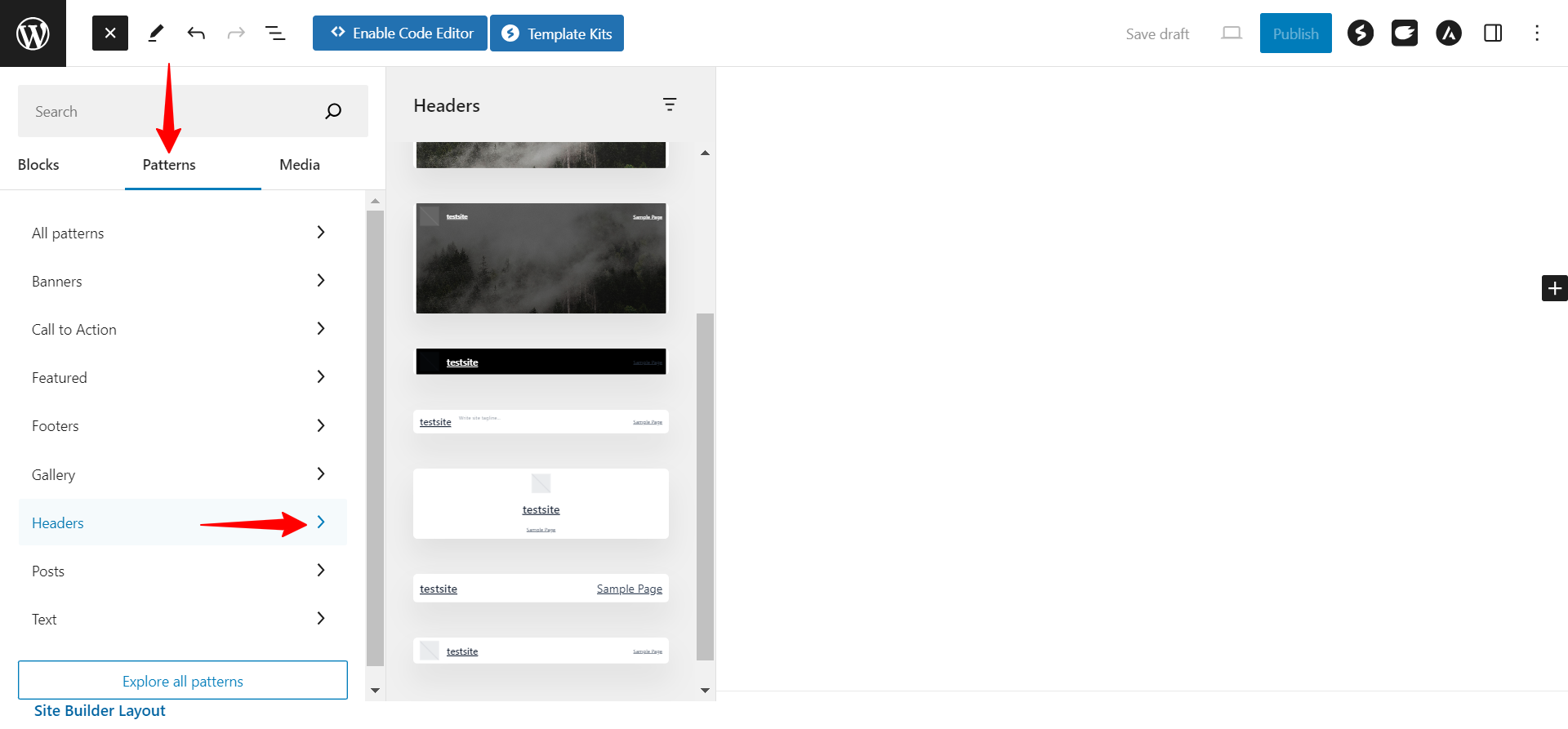 Create a Transparent Custom Header