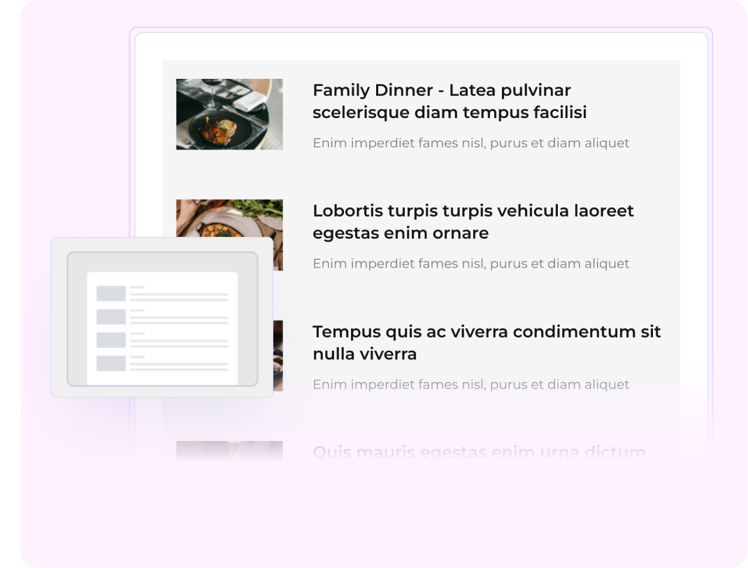 streamlined-list-layout